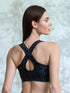 Lismina Single Crossed Spor Bra Leather Look